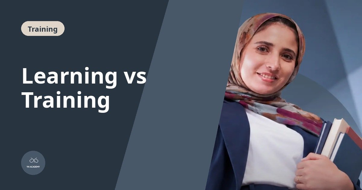 The Real Difference Between Learning and Training
